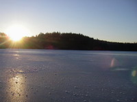 Закат.