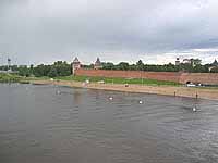 Вид на Новгородский Кремль.